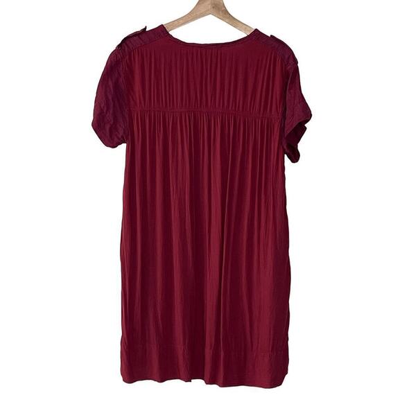 ISABEL‎ MARANT ETOILE SILK BLEND ZIPPED POCKETS MINI  DRESS SIZE 38 - Picture 2 of 7